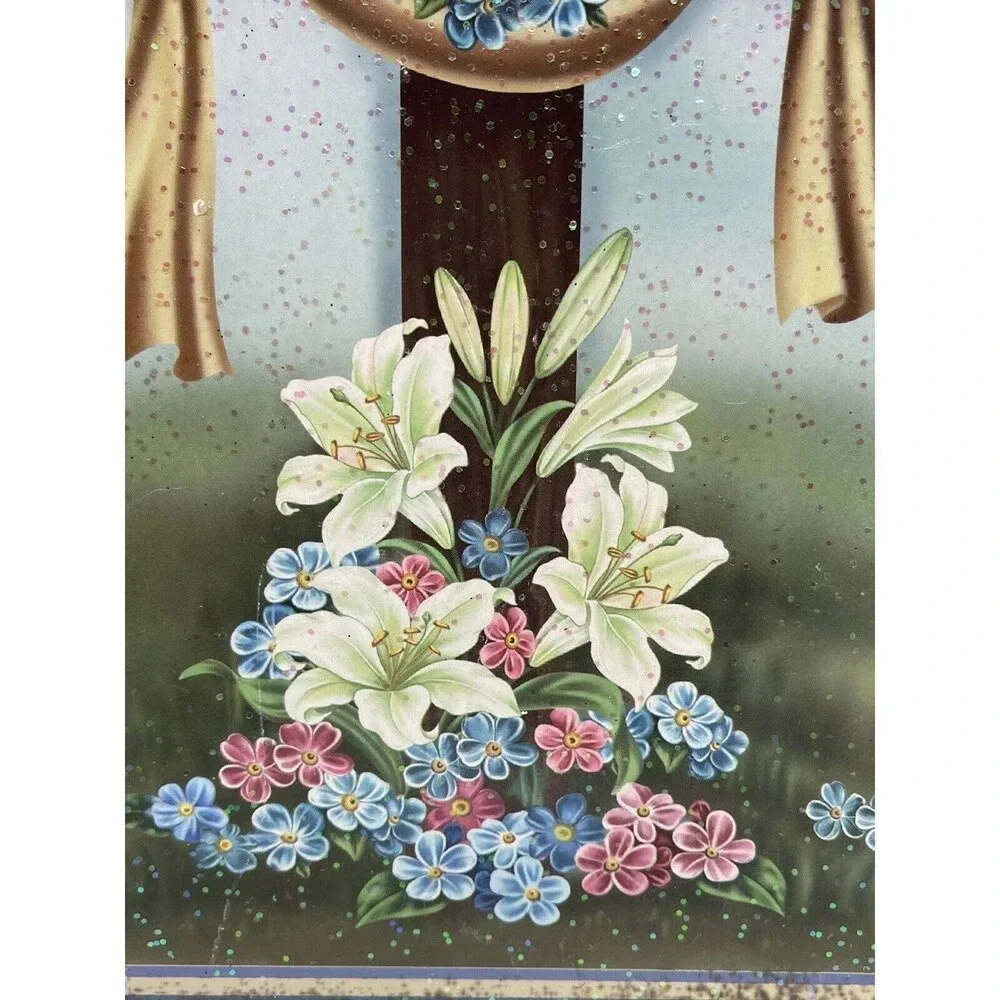 Easter Blessings Wood Hanging Plaque Wall Door Hanger Sign Decoration